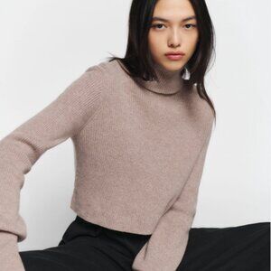 Louisa Cropped Cashmere Sweater Reformation Size M